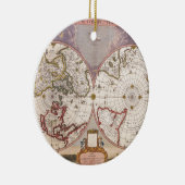 Antike Weltkarte Keramik Ornament (Rechts)