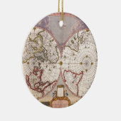 Antike Weltkarte Keramikornament (Rechts)