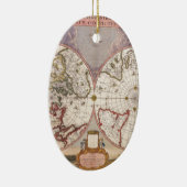 Antike Weltkarte Keramikornament (Rechts)