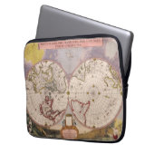 Antike Weltkarte Laptopschutzhülle (Vorderseite Links)