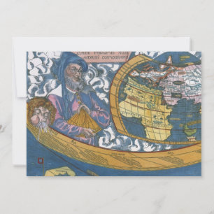 Antike Weltkarte mit Claudius Ptolemäus, 1507