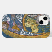 Antike Weltkarte mit Claudius Ptolemy, 1507 Case-Mate iPhone Hülle (Rückseite (Horizontal))