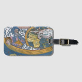 Antike Weltkarte mit Claudius Ptolemy, 1507 Gepäckanhänger (Vorderseite (Horizontal))