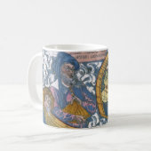 Antike Weltkarte mit Claudius Ptolemy, 1507 Kaffeetasse (Vorderseite Links)
