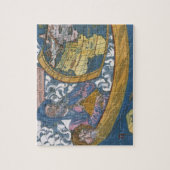 Antike Weltkarte mit Claudius Ptolemy, 1507 Puzzle (Vertikal)