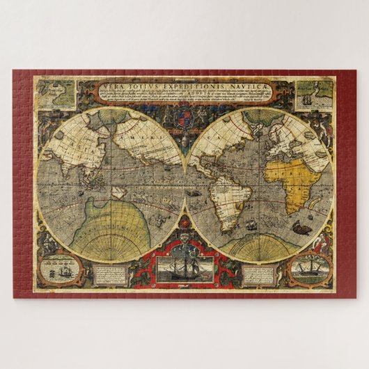 Antike Weltkarte Nr. 2 Puzzle (Horizontal)