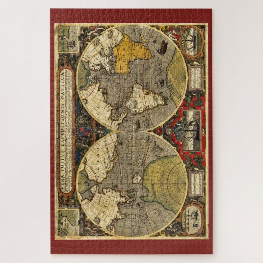 Antike Weltkarte Nr. 2 Puzzle (Vertikal)