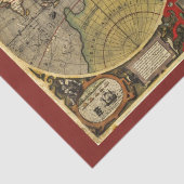 Antike Weltkarte Nr. 2 Seidenpapier (Detail)