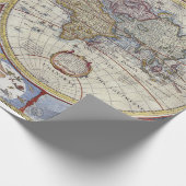 Antike Weltkarte Nr. 3 Geschenkpapier (Ecke)