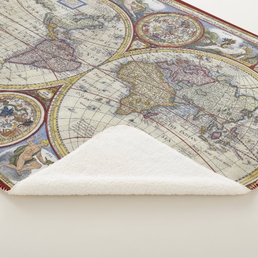 Antike Weltkarte Nr. 3 Sherpadecke (3/4)