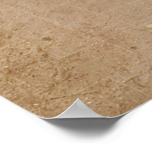 Antike Weltkarte Poster (Ecke)