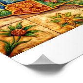 Antike Weltkarte Poster (Ecke)