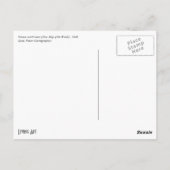 Antike Weltkarte, Postkarte (Rückseite)