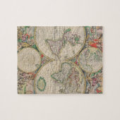 Antike Weltkarte Puzzle (Horizontal)