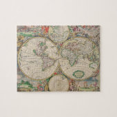 Antike Weltkarte Puzzle (Horizontal)