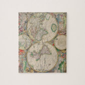 Antike Weltkarte Puzzle (Vertikal)