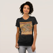 Antike Weltkarte T-Shirt (Vorne ganz)