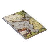 Antike Weltkarte von Amerika, 1570 Notizblock (Rechte Seite)