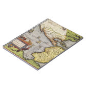 Antike Weltkarte von Amerika, 1570 Notizblock (Linke Seite)