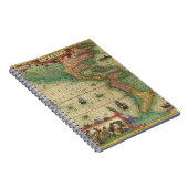 Antike Weltkarte von Amerika, 1606 Notizblock (Rechte Seite)