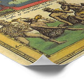 Antike Weltkarte von Amerika, 1606 Poster (Ecke)