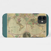Antike Weltkarte von Carington Bowles, ca. 1780 Case-Mate iPhone Hülle (Rückseite (Horizontal))