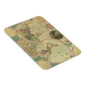 Antike Weltkarte von Carington Bowles, ca. 1780 Magnet (Rechte Seite)