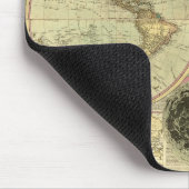 Antike Weltkarte von Carington Bowles, ca. 1780 Mousepad (Ecke)