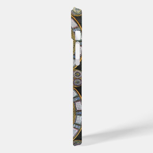 Antike Weltkarte von Claude Auguste Berey Case-Mate iPhone Hülle (Rückseite / Links)