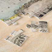 Antike Weltkarte von John Colton, ca. 1854 Puzzle (Seite)