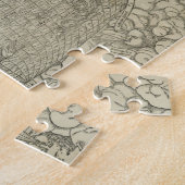 Antike Weltkarte von Sebastian Münster um 1560 Puzzle (Seite)