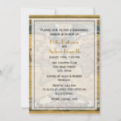 Antike Weltkarte, weißes BG V Probe Din Einladung (Rückseite)