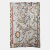 Antike Weltkartehandtücher Küchentuch (Vertikal)