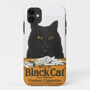 Antike Werbung Black Cat Virginia Zigaretten Case-Mate iPhone Hülle