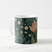 Antike Wiesen-Tapete Kaffeetasse (Vorderseite Links)