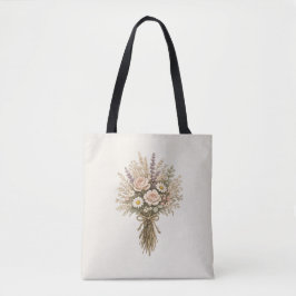 Antike Wildblumenbouquet Tasche