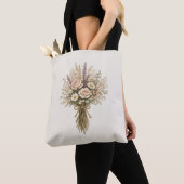 Antike Wildblumenbouquet Tasche (Von Nahem)