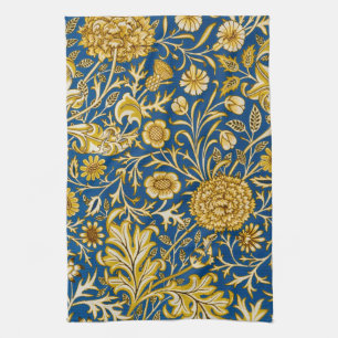 Antike William Morris Cherwell Blue Blumenkunst Geschirrtuch