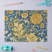 Antike William Morris Cherwell Blue Blumenkunst Seidenpapier (Basteln)