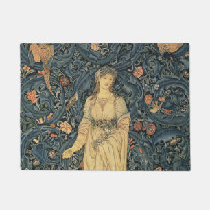 Antike William Morris-Flora Fußmatte
