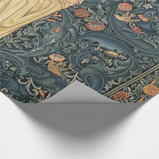 Antike William Morris-Flora Geschenkpapier (Ecke)