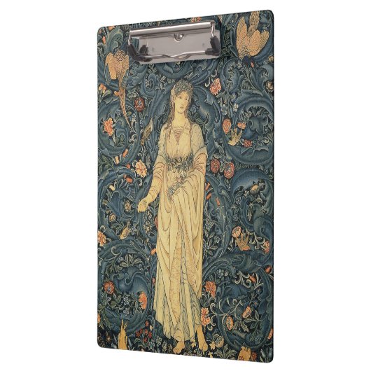 Antike William Morris-Flora Klemmbrett (Links)