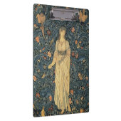 Antike William Morris-Flora Klemmbrett (Rechts)