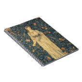 Antike William Morris-Flora Notizblock (Rechte Seite)