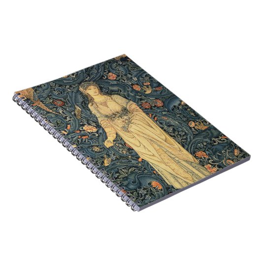 Antike William Morris-Flora Notizblock (Rechte Seite)