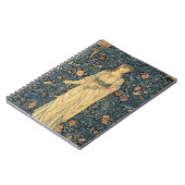 Antike William Morris-Flora Notizblock (Linke Seite)
