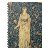 Antike William Morris-Flora Notizblock (Vorderseite)