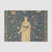 Antike William Morris-Flora Seidenpapier (Vorderseite)