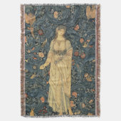 Antike William Morris-Flora-Wurfs-Decke Decke (Vorderseite Vertikal)