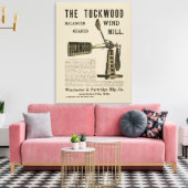 Antike Windmühle Das Tuckwood Whitewater Wis 1889 Leinwanddruck (Insitu (Wohnzimmer))